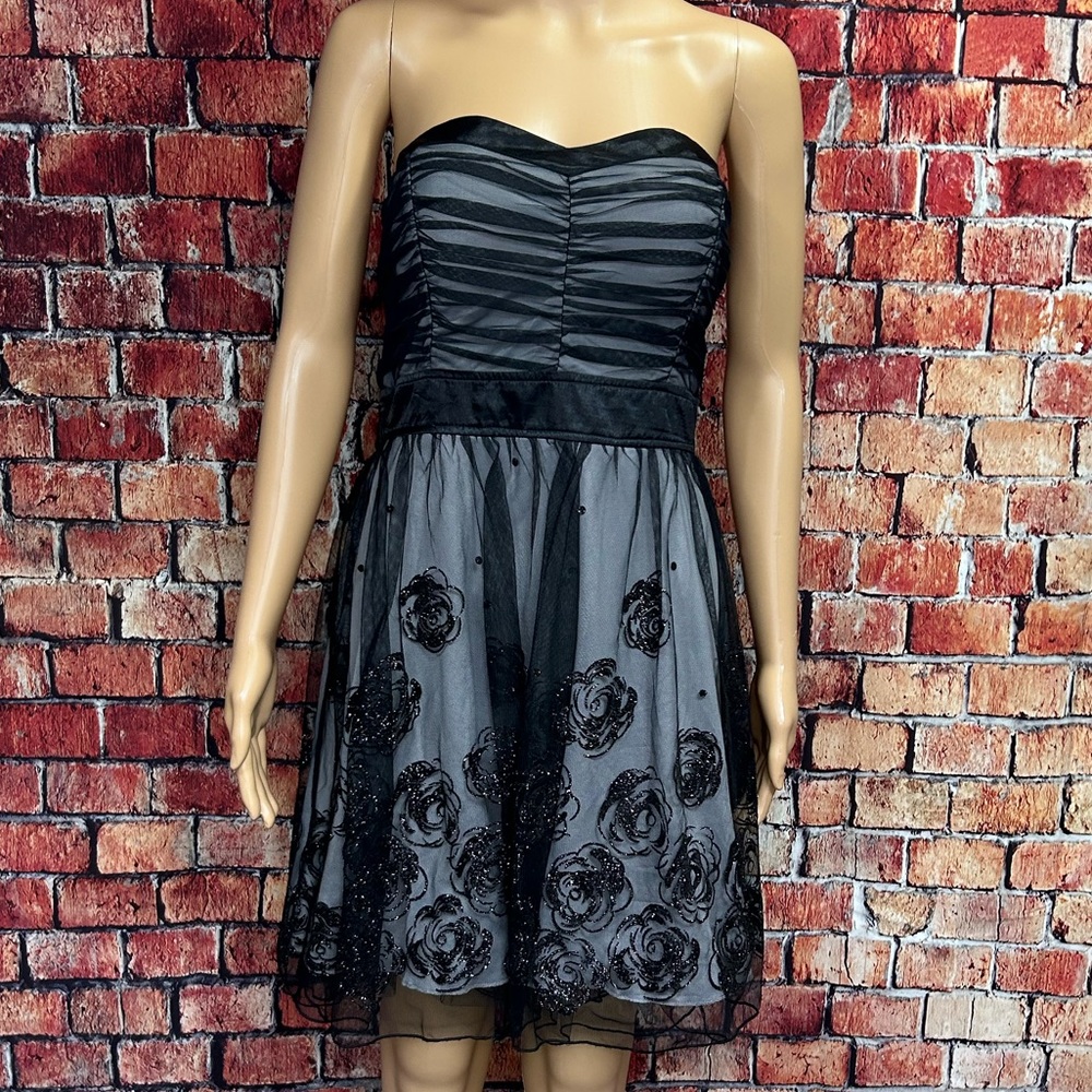My Michelle Strapless Tulle Dress